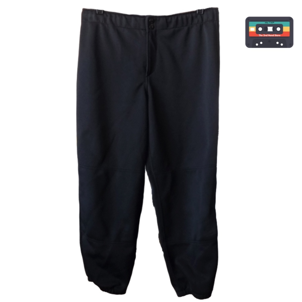 Mizuno Womens Softball Unbelted BLK Pants X-Large